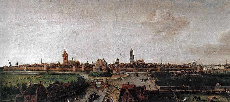 Delft as seen from the west